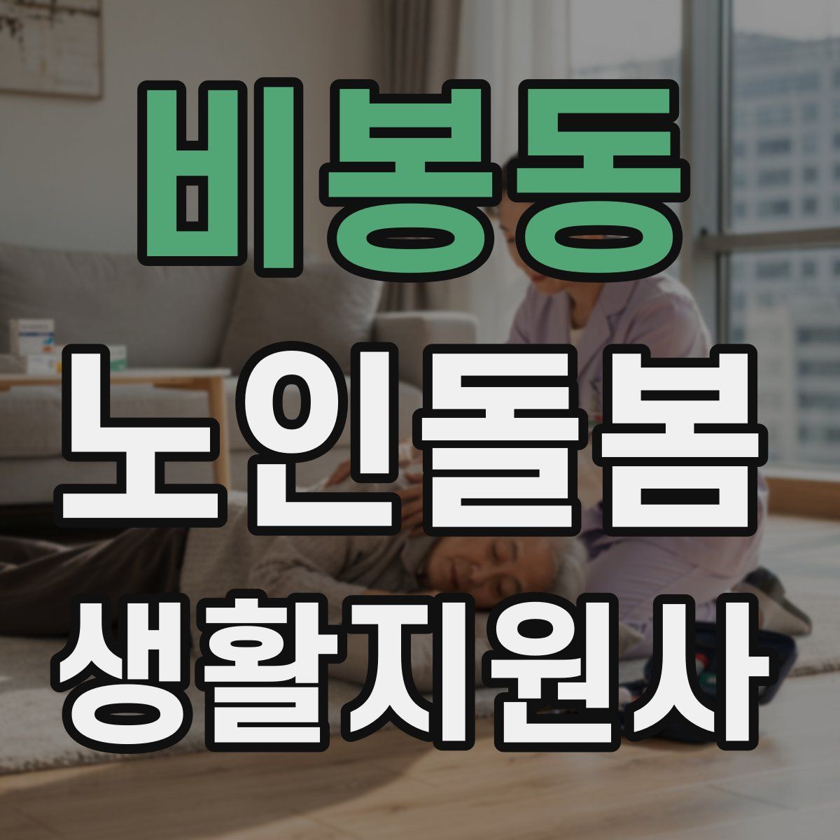 비봉동 노인돌봄생활지원사 자격증