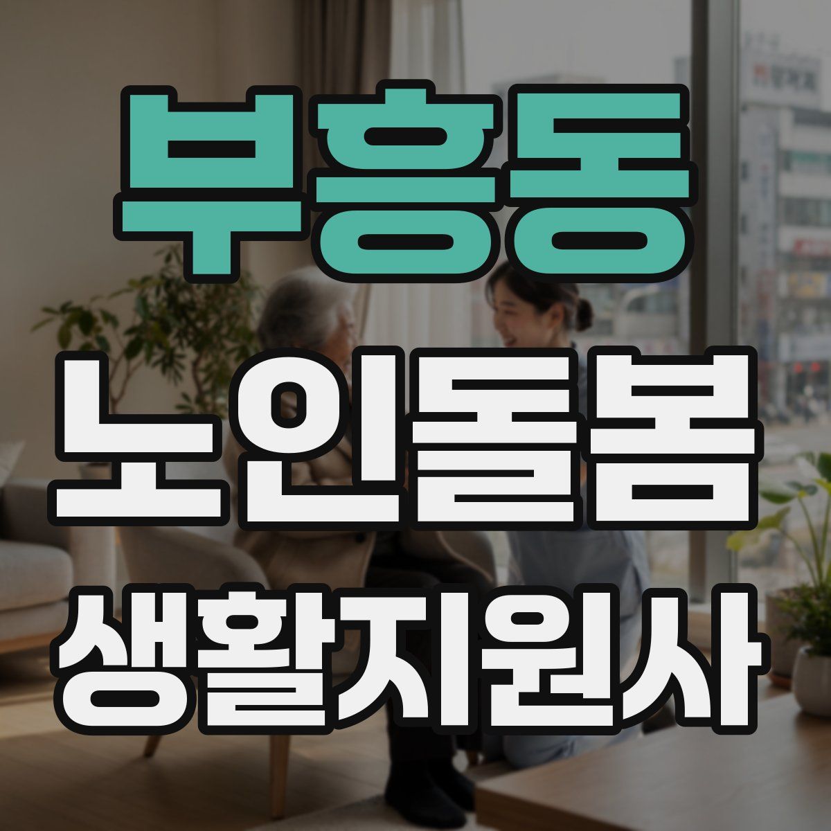 부흥동 노인돌봄생활지원사 자격증
