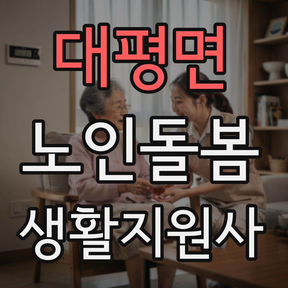 대평면 노인돌봄생활지원사 자격증 사례 문제에서 자주 헷갈리는 포인트