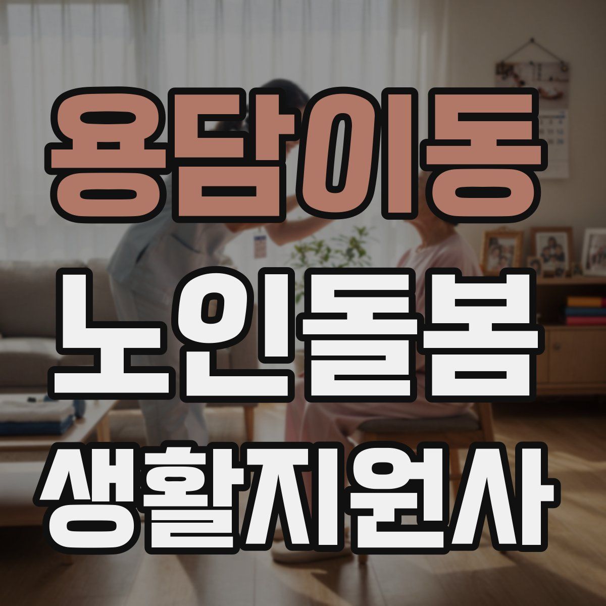 용담이동 노인돌봄생활지원사 자격증