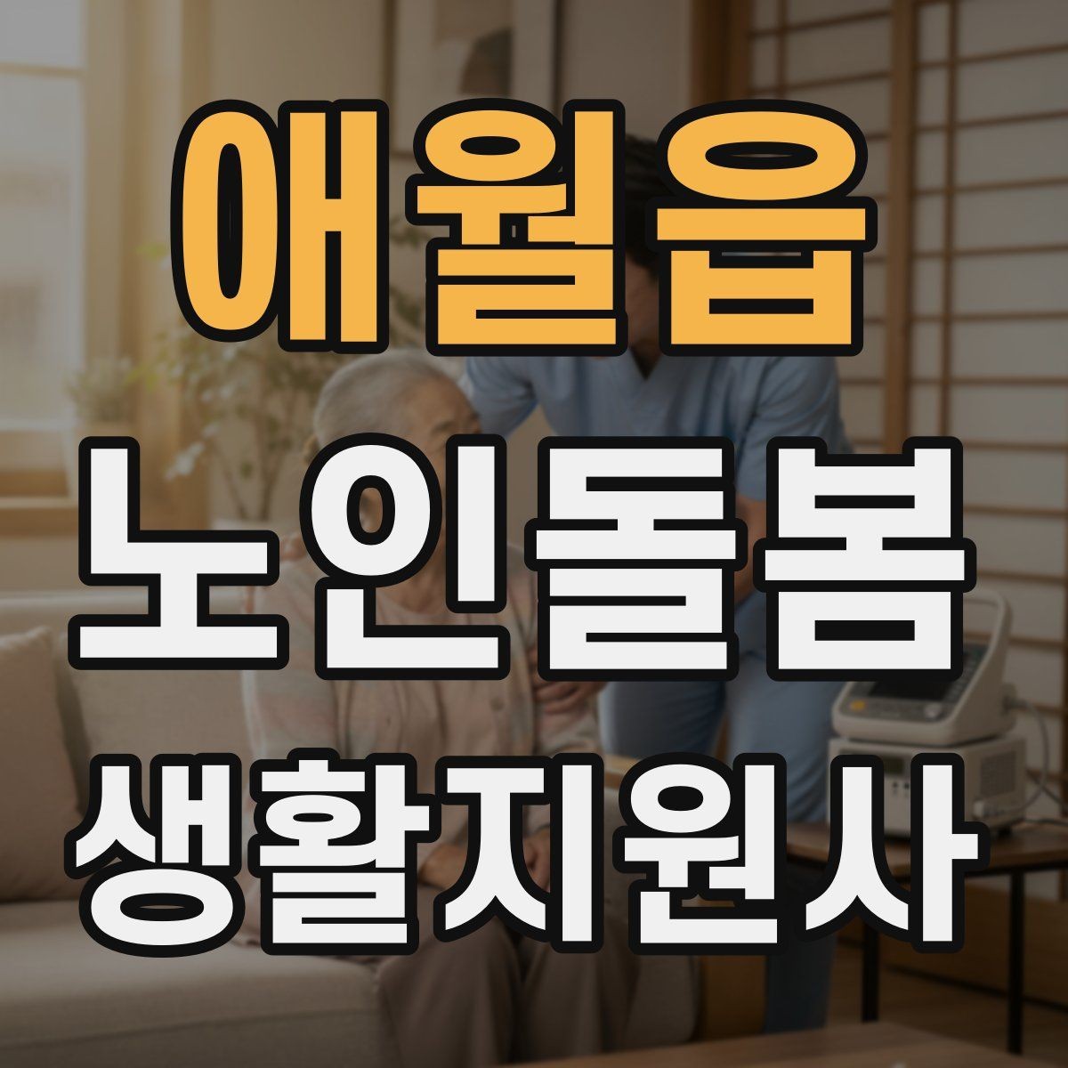 애월읍 노인돌봄생활지원사 자격증 상처 멍 출혈 발생 시 초기 대응