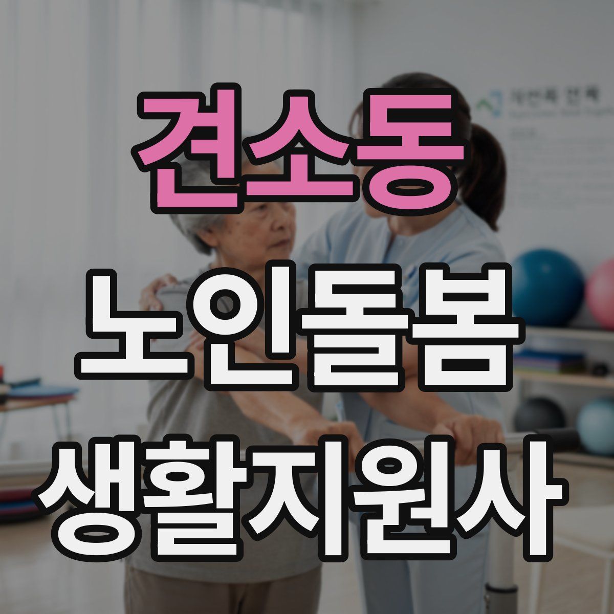 견소동 노인돌봄생활지원사 자격증