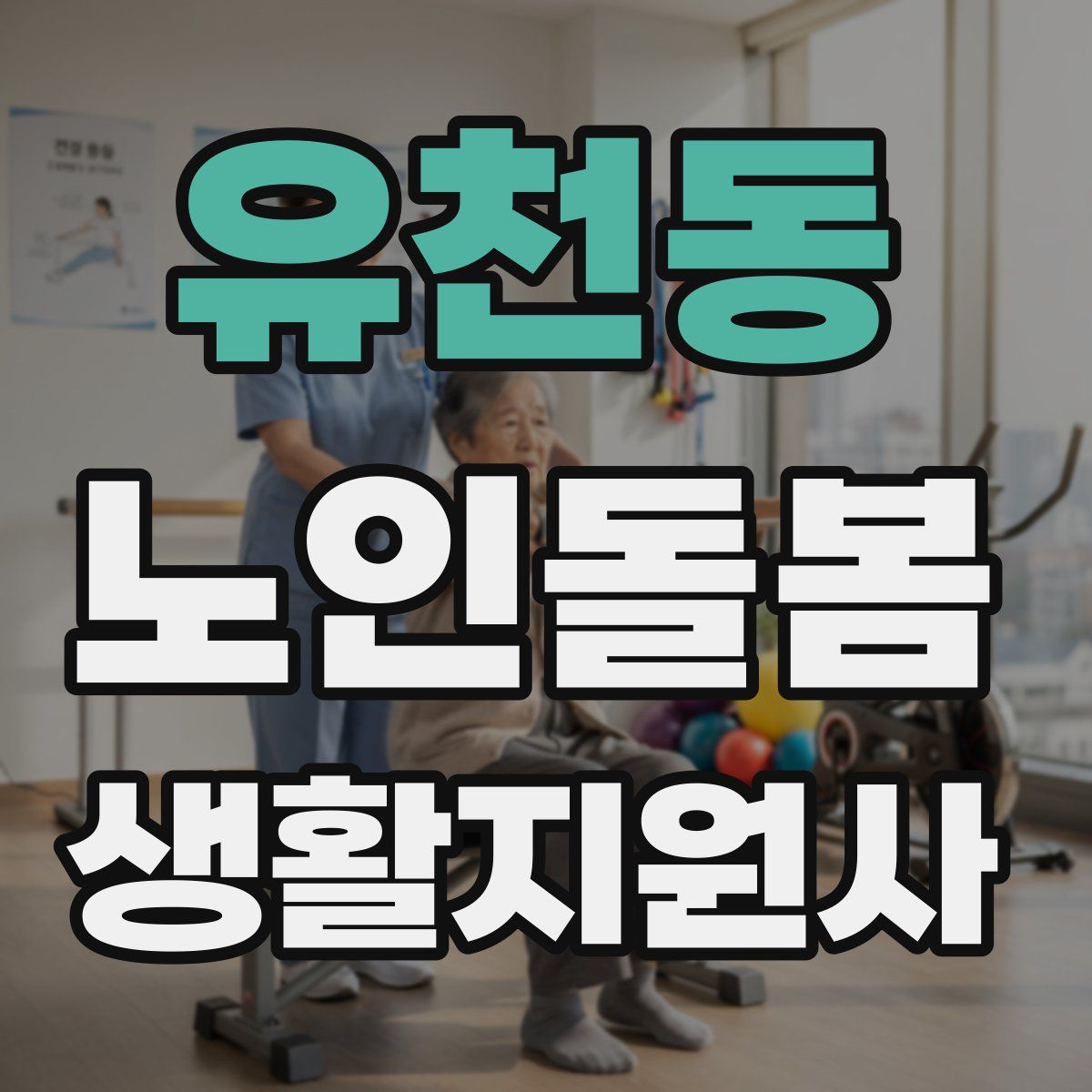 유천동 노인돌봄생활지원사 자격증