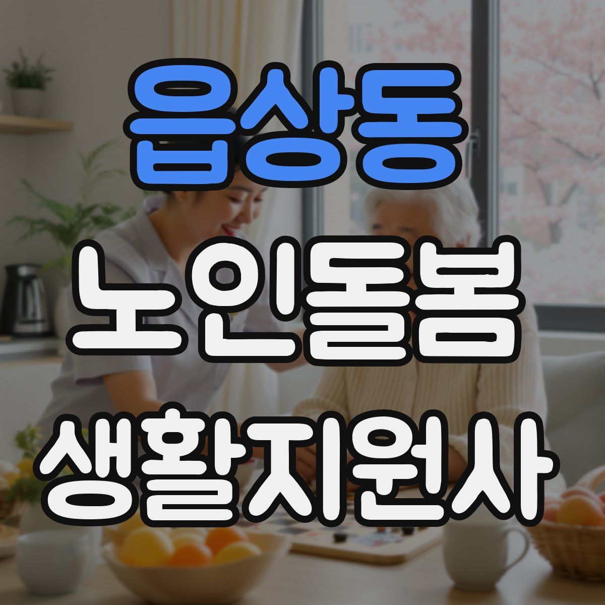읍상동 노인돌봄생활지원사 자격증