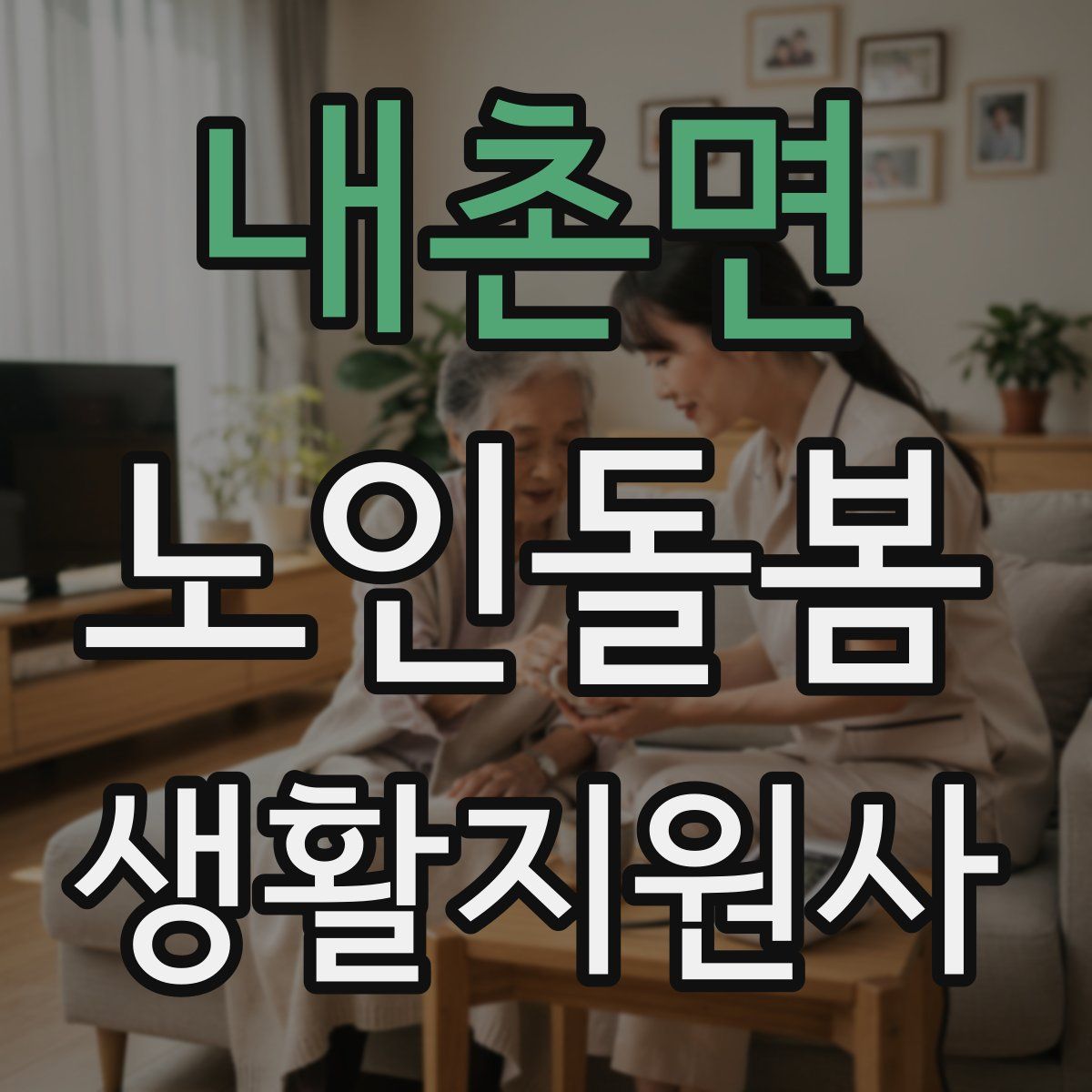 내촌면 노인돌봄생활지원사 자격증