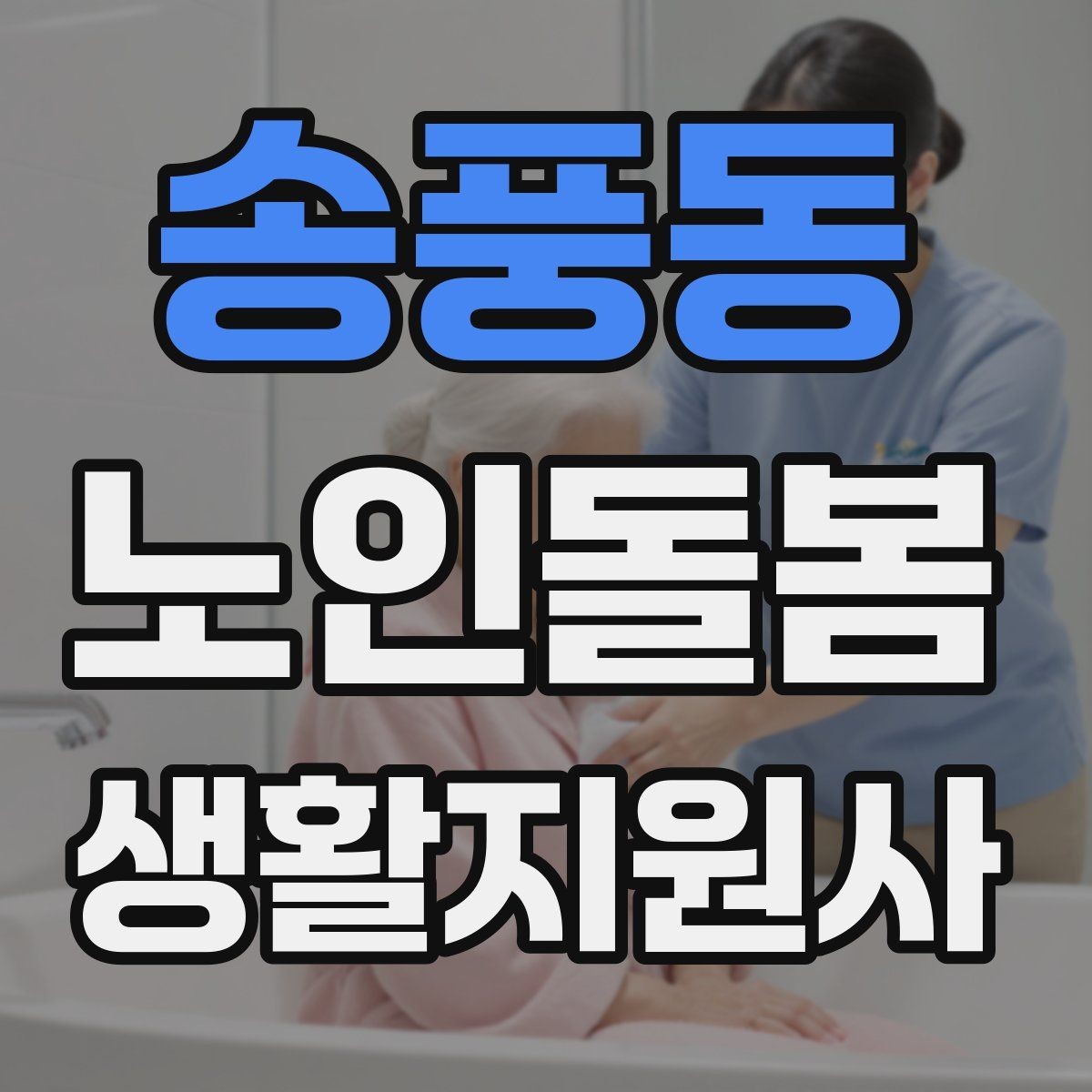 송풍동 노인돌봄생활지원사 자격증 방문 기록을 남길 때 주의할 표현