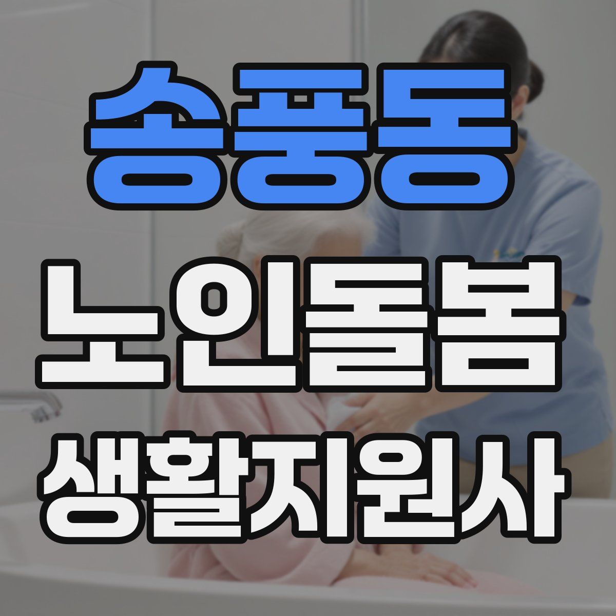 송풍동 노인돌봄생활지원사 자격증