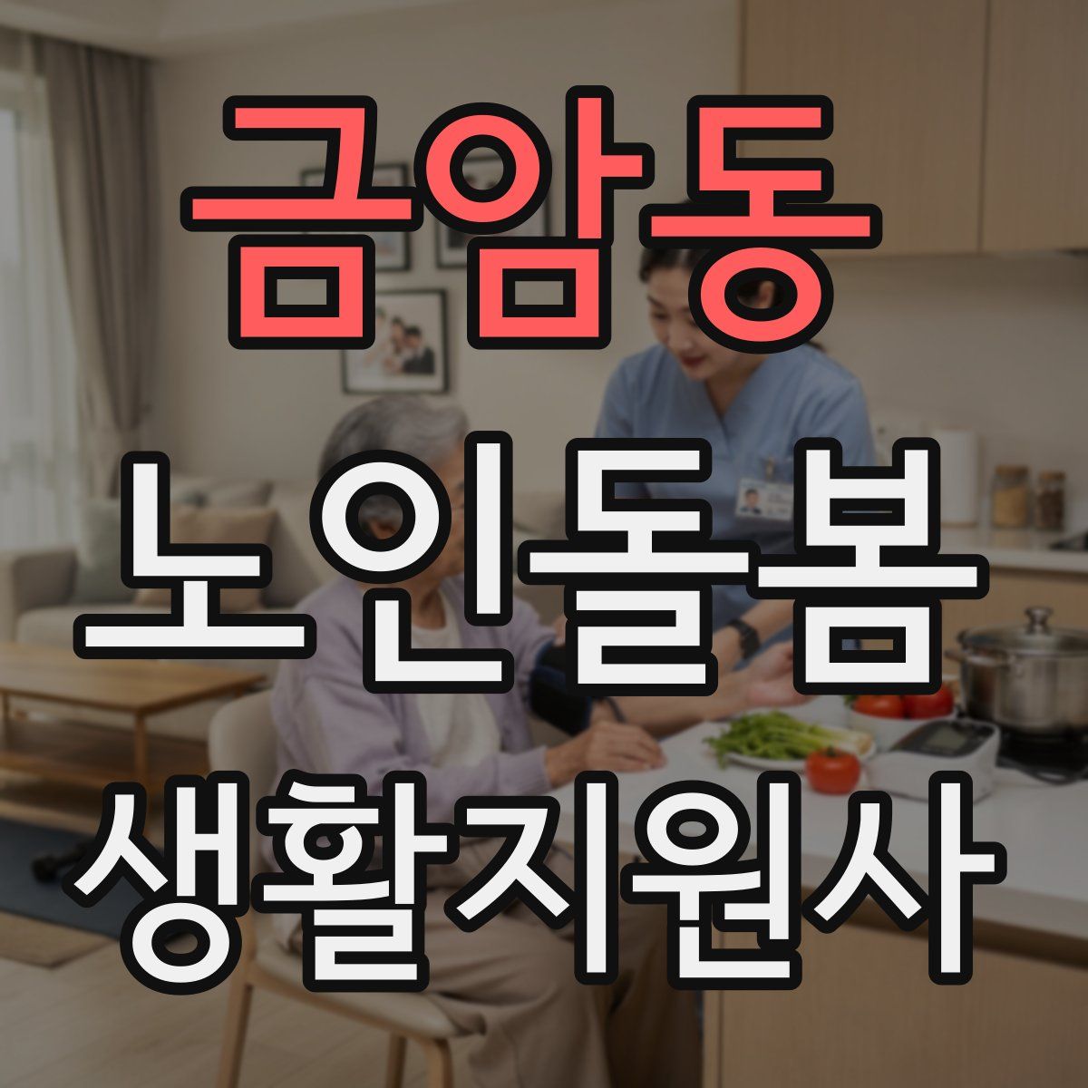 금암동 노인돌봄생활지원사 자격증