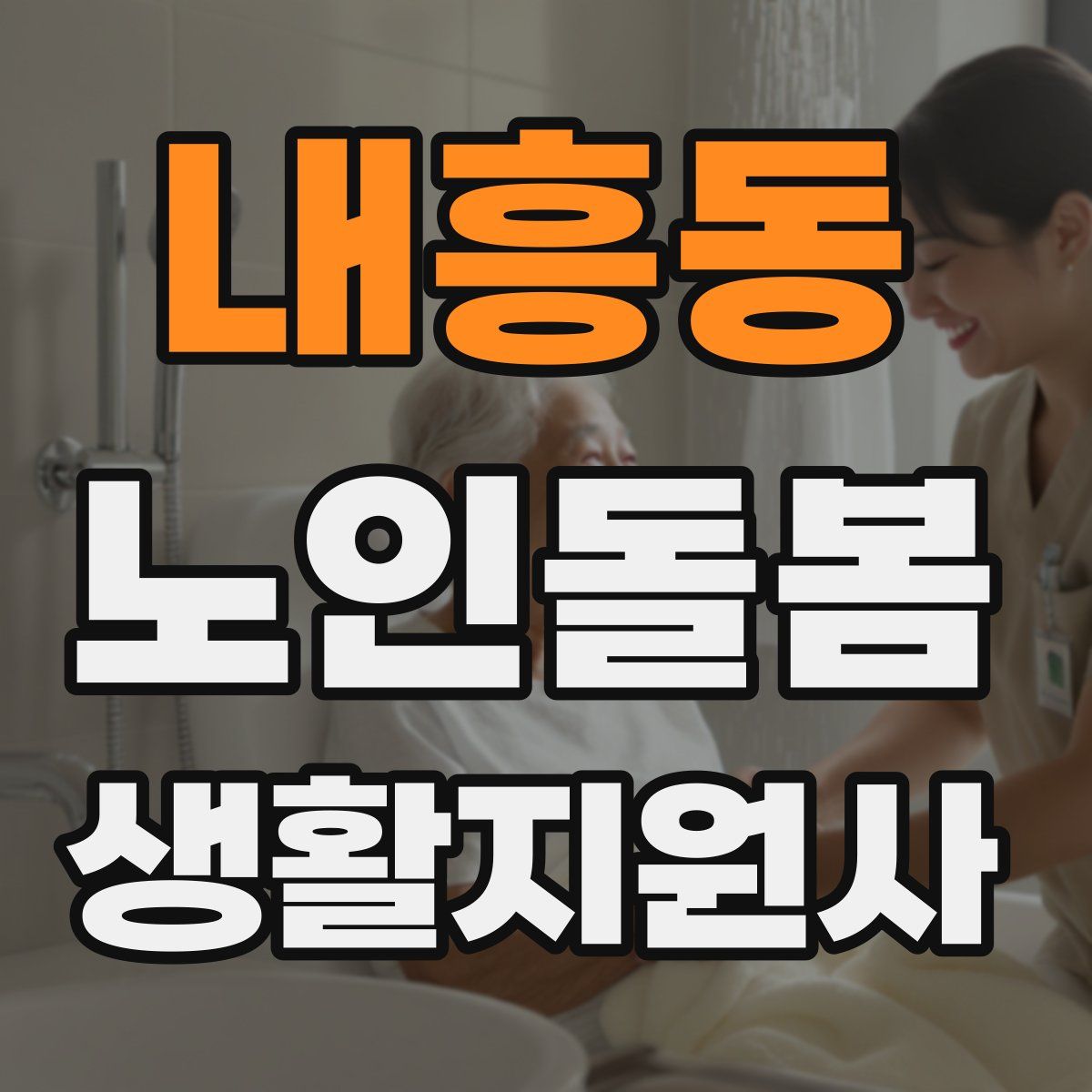 내흥동 노인돌봄생활지원사 자격증