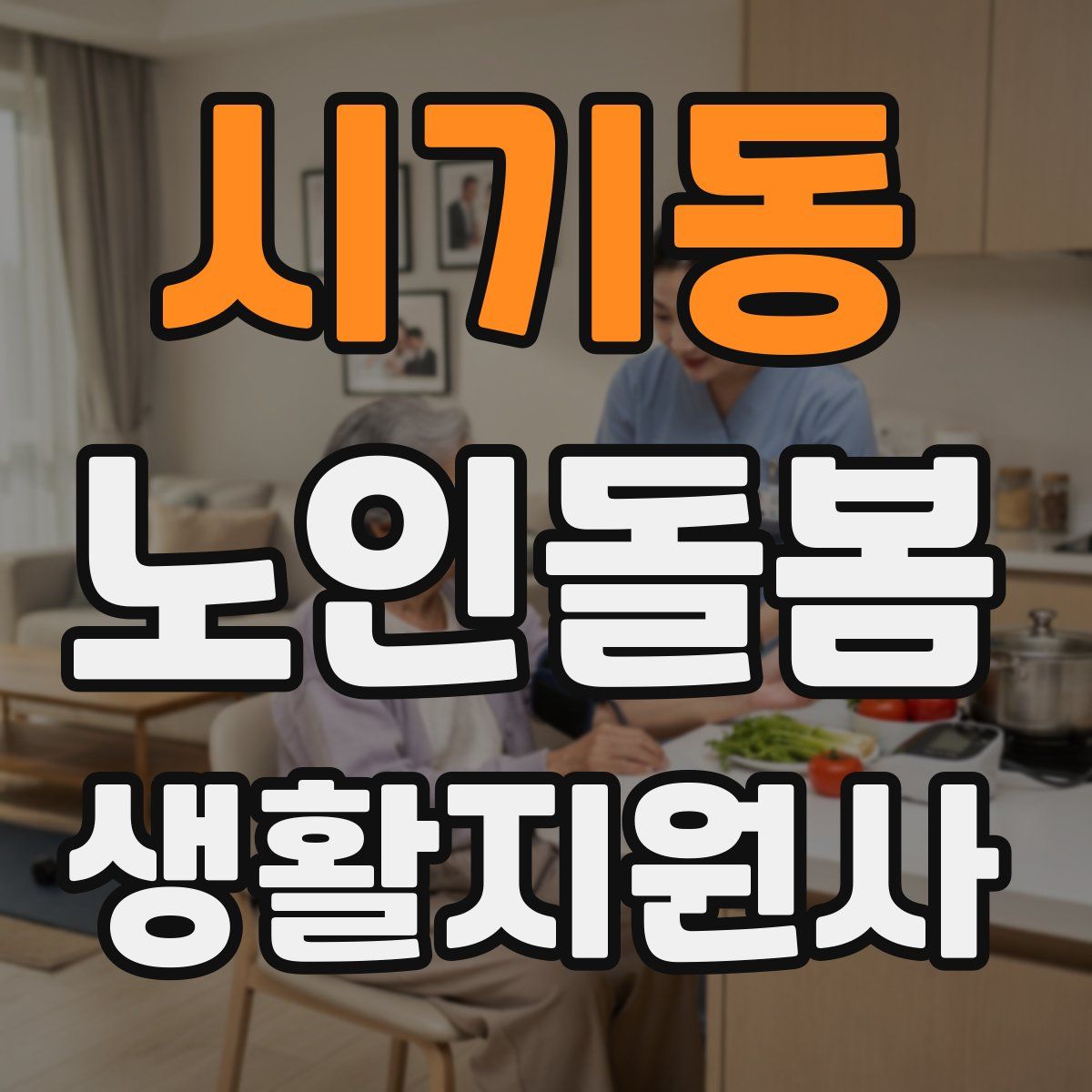 시기동 노인돌봄생활지원사 자격증