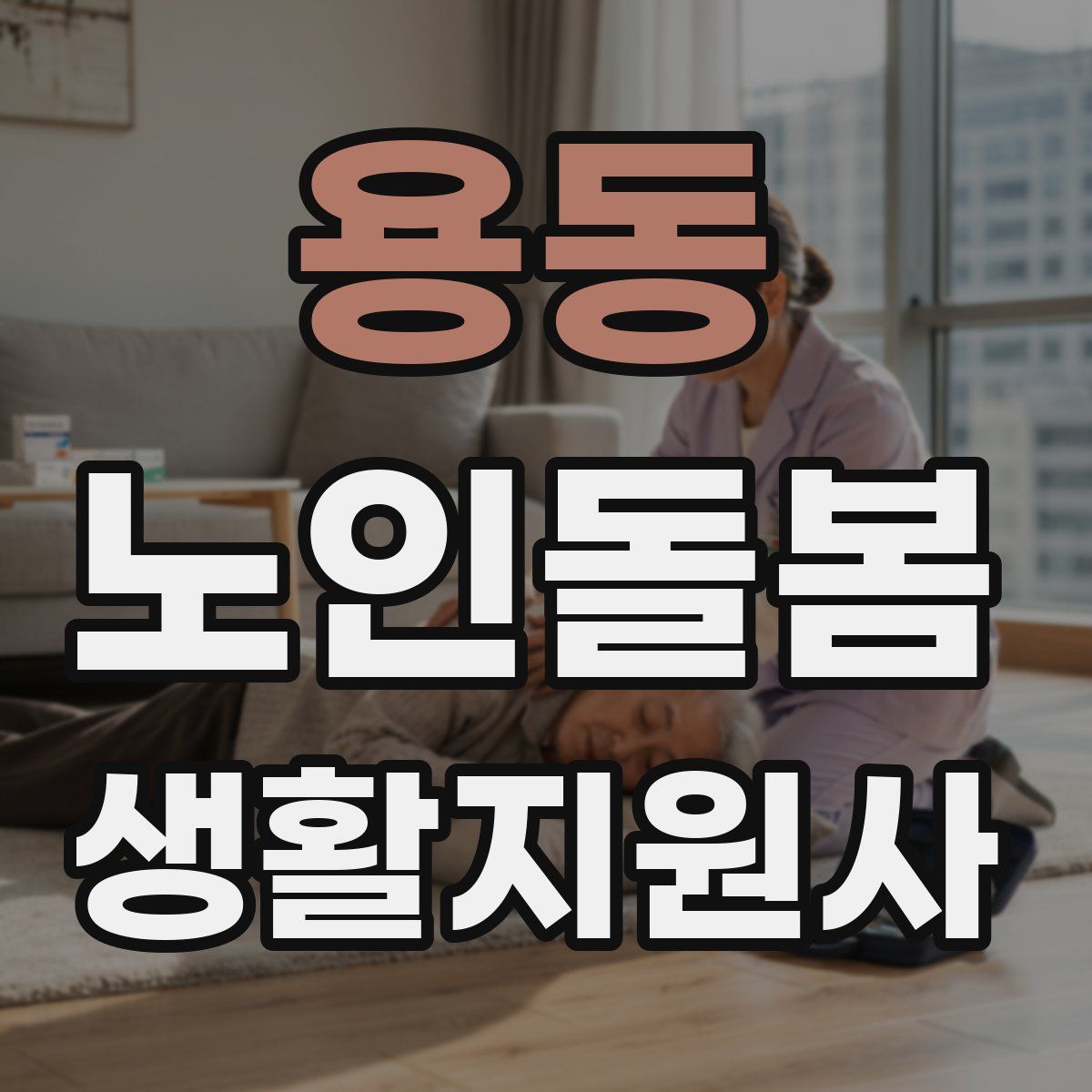 용동 노인돌봄생활지원사 자격증