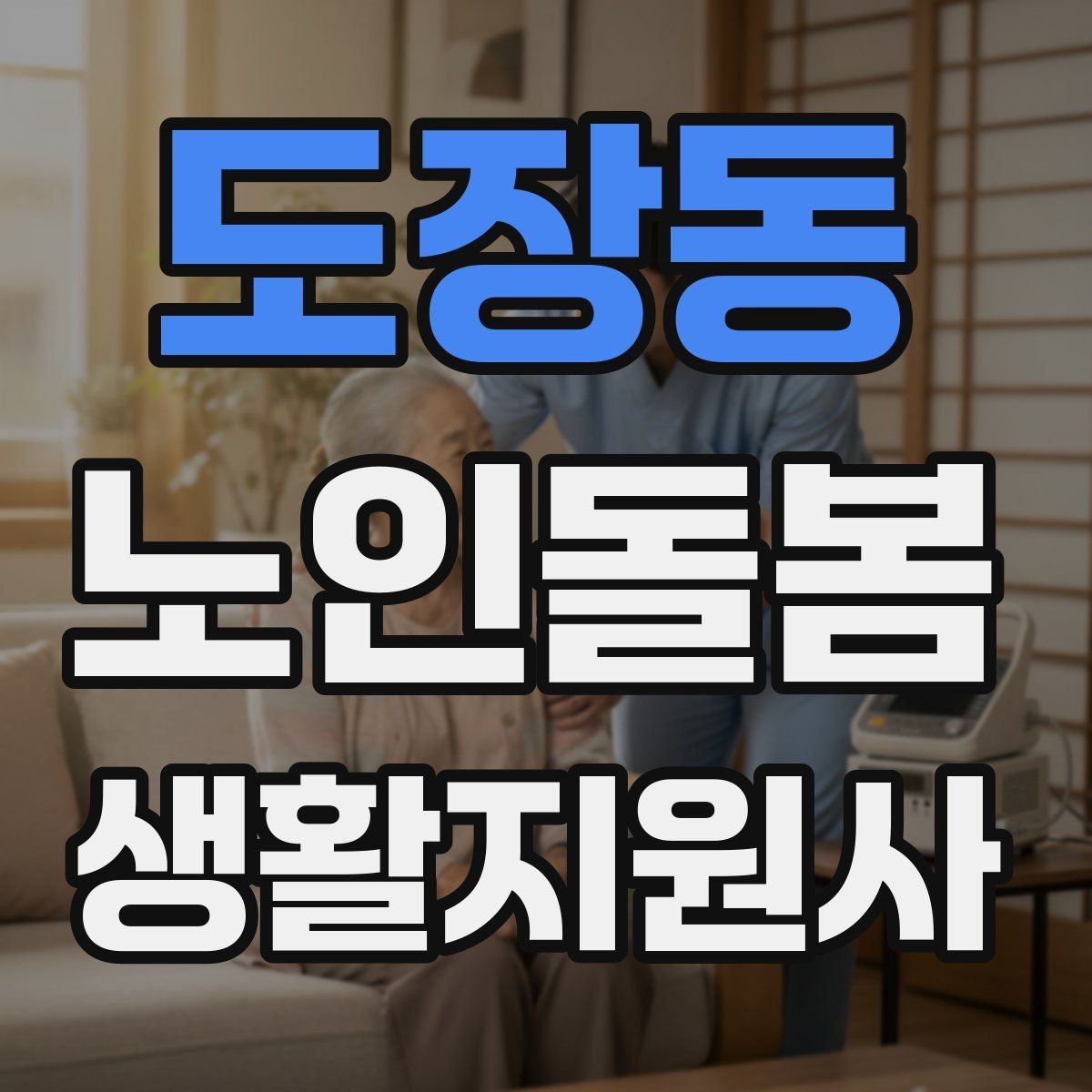 도장동 노인돌봄생활지원사 자격증 장보기 동행이 필요할 때 체크 포인트