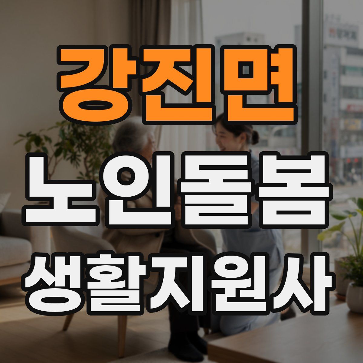 강진면 노인돌봄생활지원사 자격증