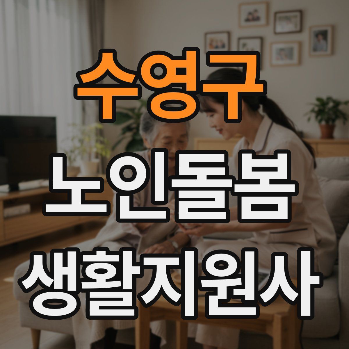 수영구 노인돌봄생활지원사 자격증