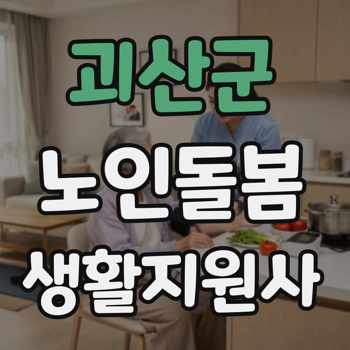 괴산군 노인돌봄생활지원사 자격증