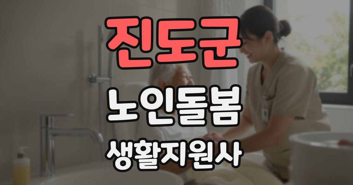 진도군 노인돌봄생활지원사 자격증