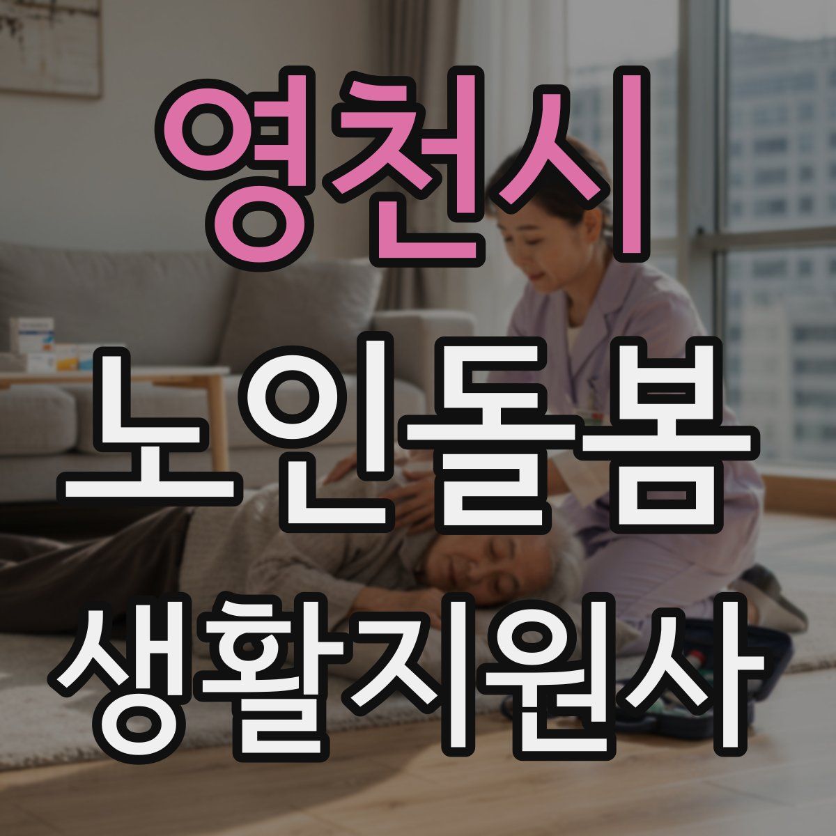 영천시 노인돌봄생활지원사 자격증