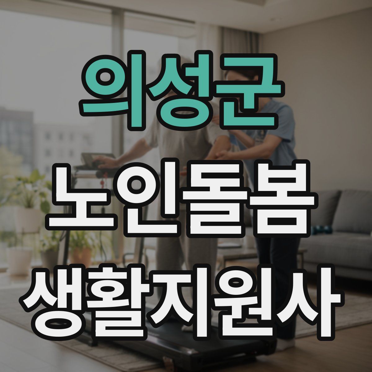 의성군 노인돌봄생활지원사 자격증