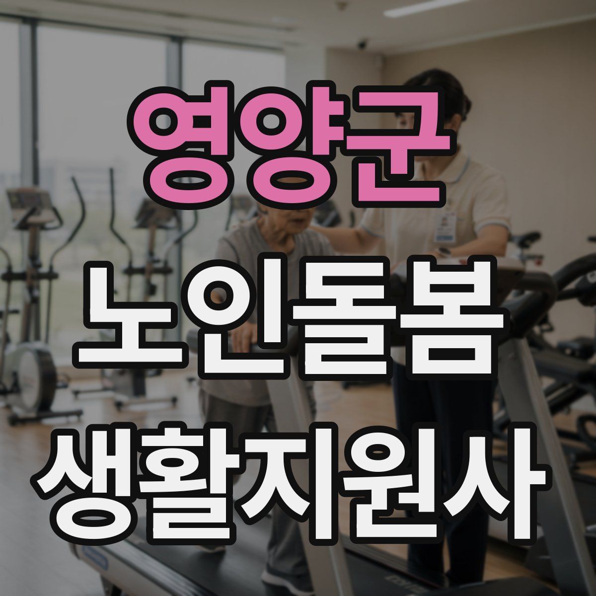 영양군 노인돌봄생활지원사 자격증