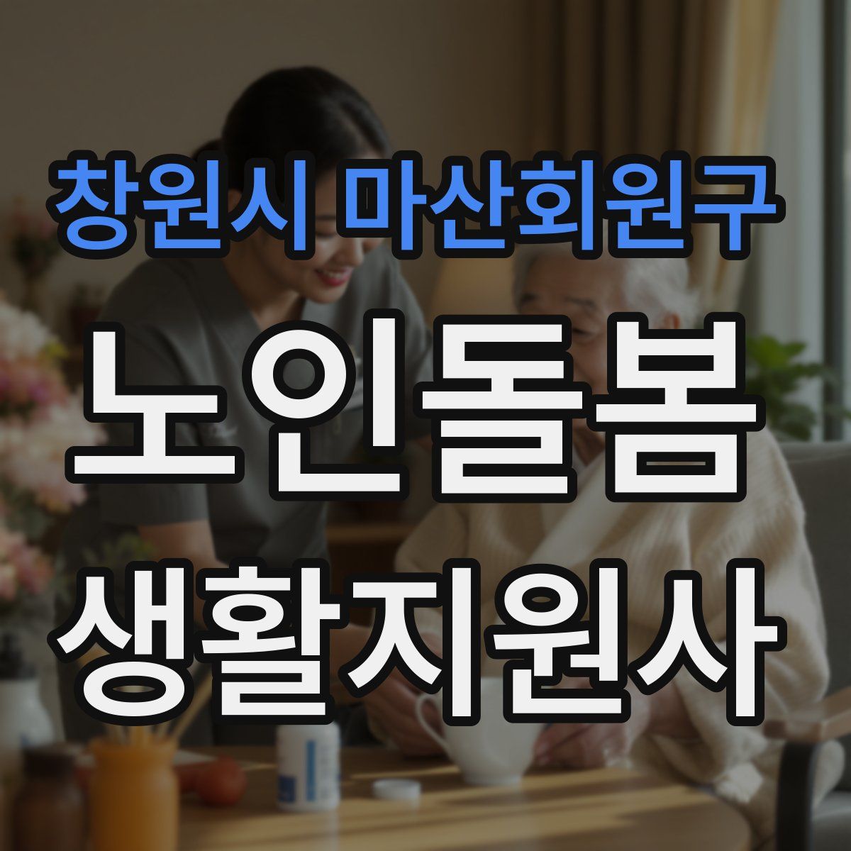 창원시 마산회원구 노인돌봄생활지원사 자격증