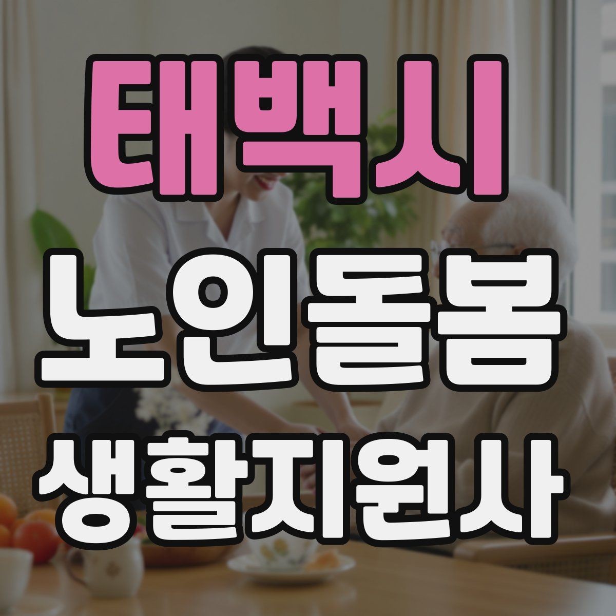 태백시 노인돌봄생활지원사 자격증 여름철 실내 온도 유지 팁
