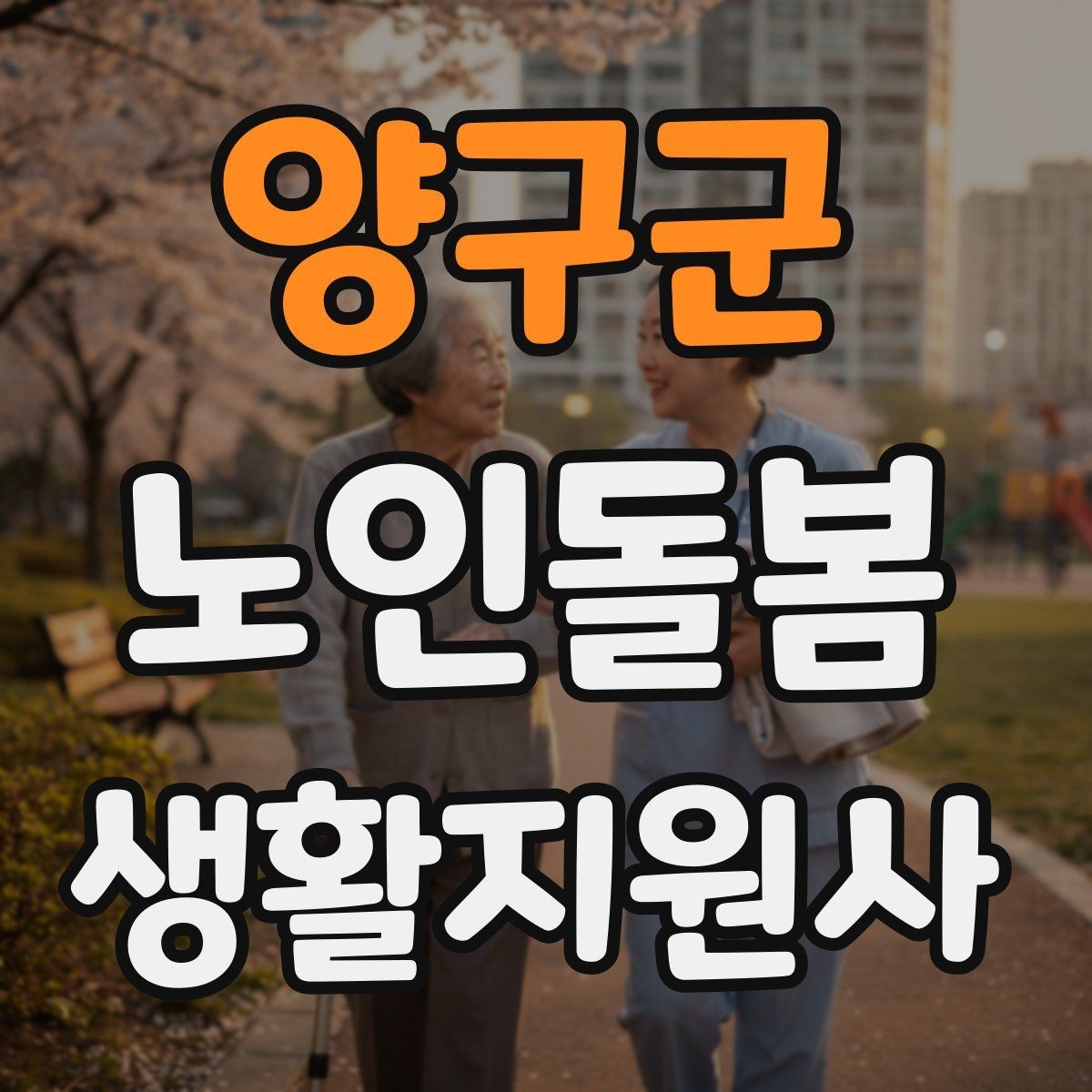 양구군 노인돌봄생활지원사 자격증 실내 운동을 안전하게 돕는 방법