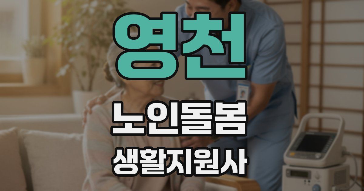 영천 노인돌봄생활지원사 자격증