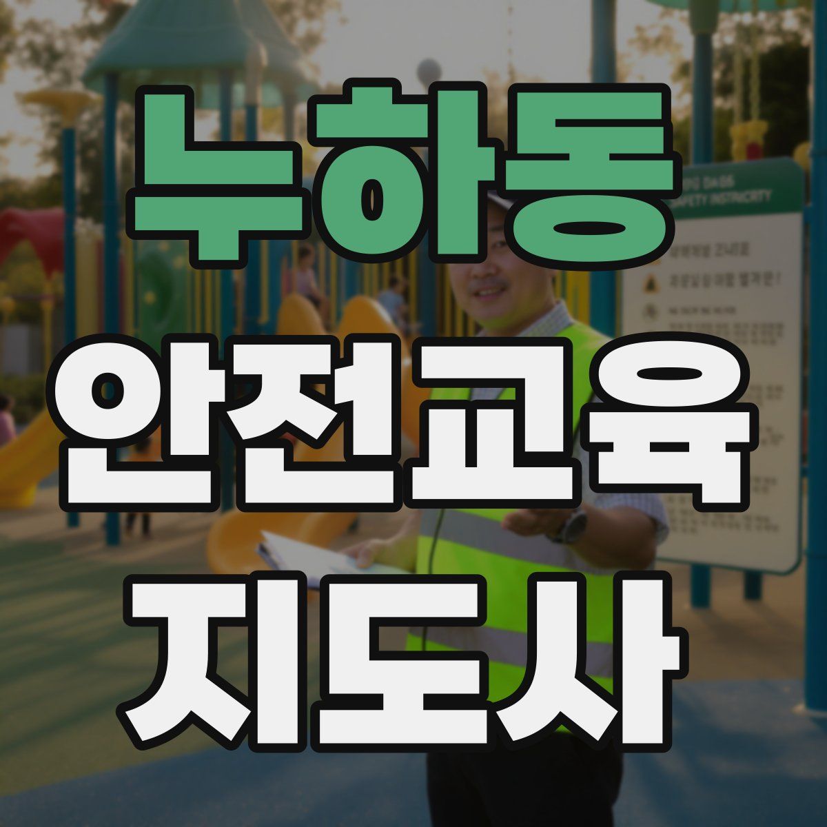 누하동 안전교육지도사 자격증