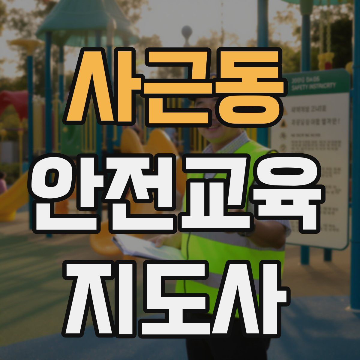 사근동 안전교육지도사 자격증