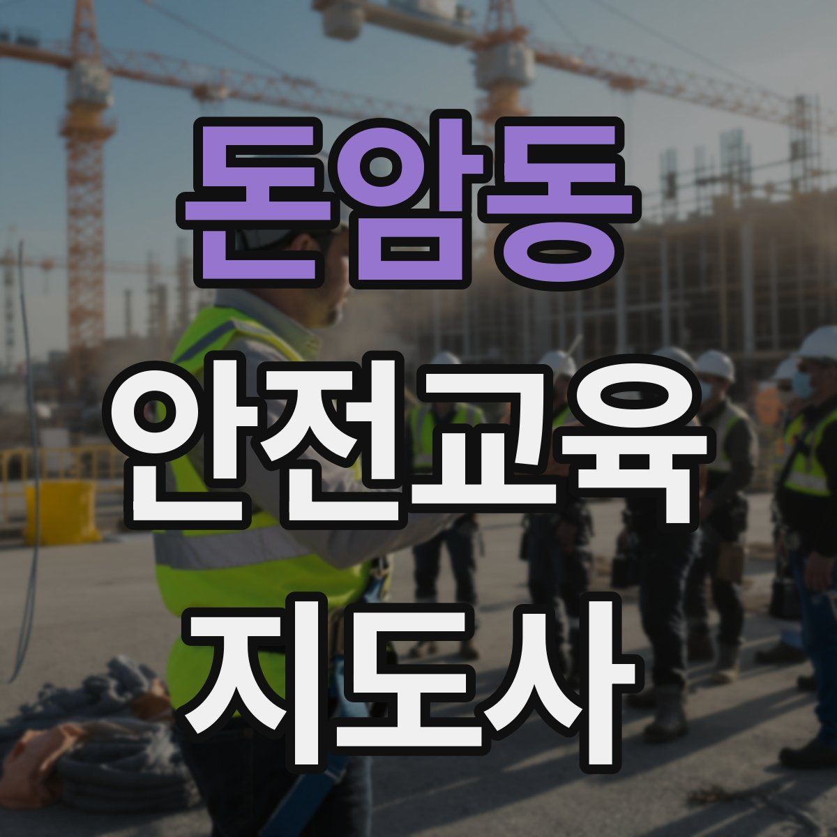 돈암동 안전교육지도사 자격증