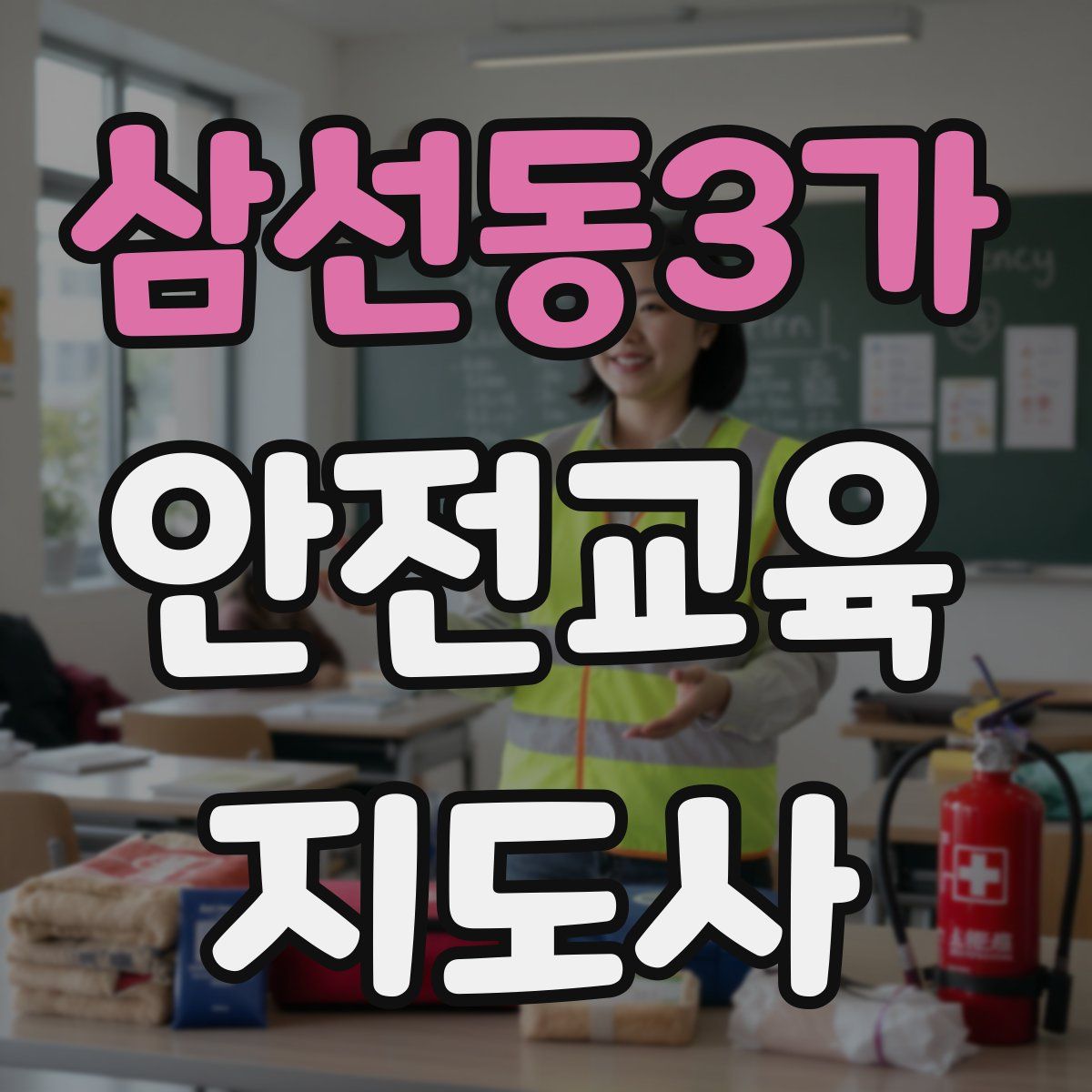 삼선동3가 안전교육지도사 자격증
