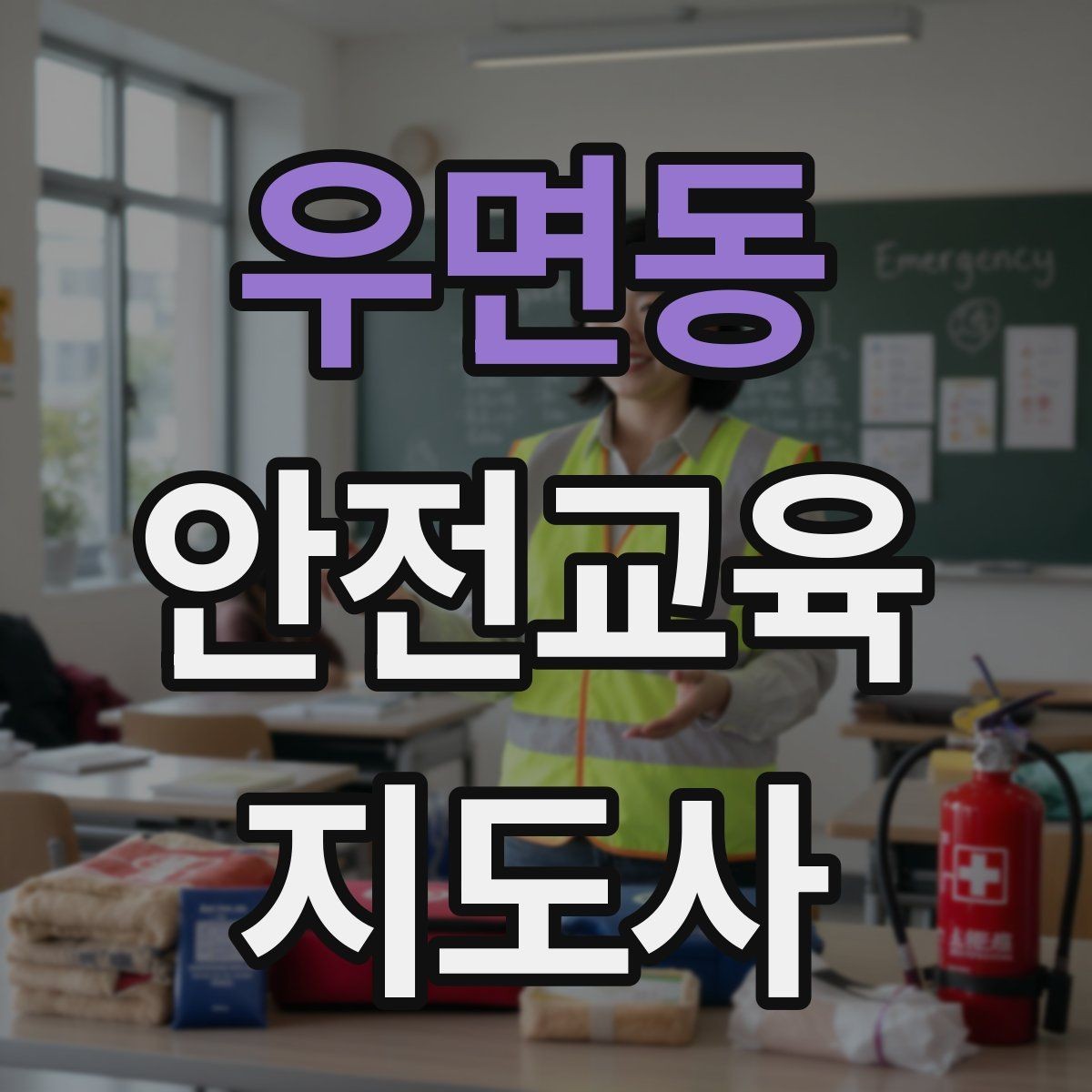 우면동 안전교육지도사 자격증 자격 취득까지 전체 과정