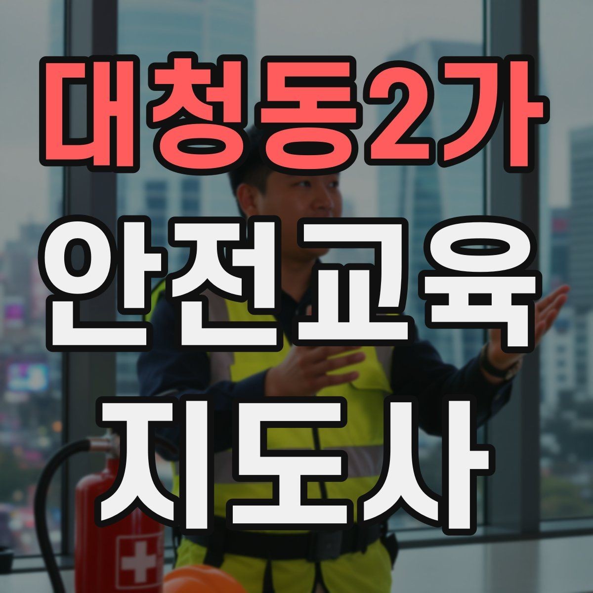 대청동2가 안전교육지도사 자격증 교육 활동 시작 가이드