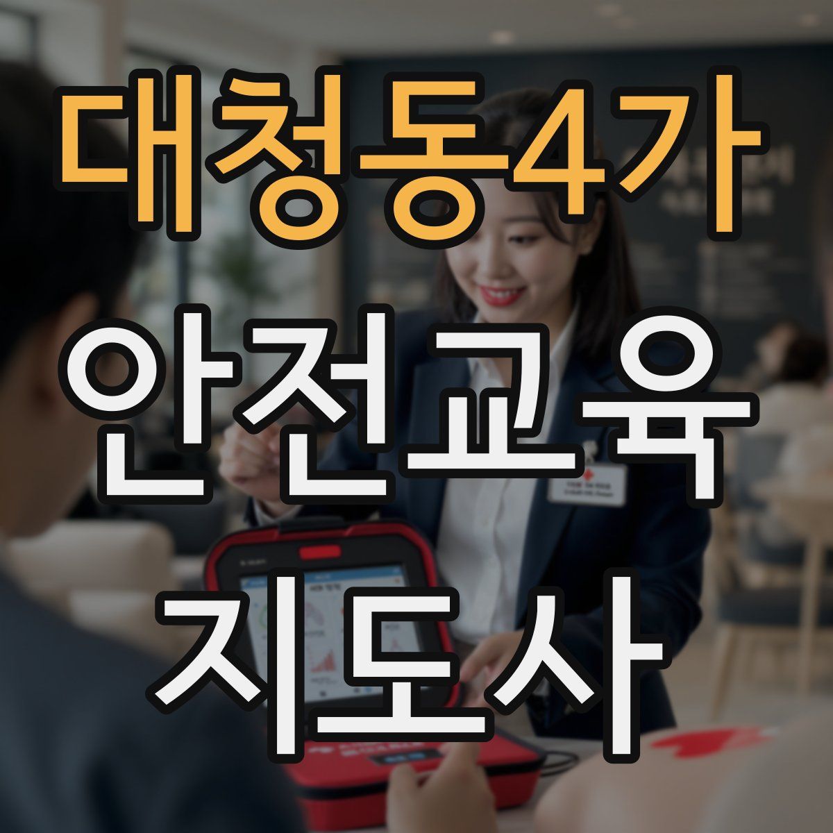 대청동4가 안전교육지도사 자격증