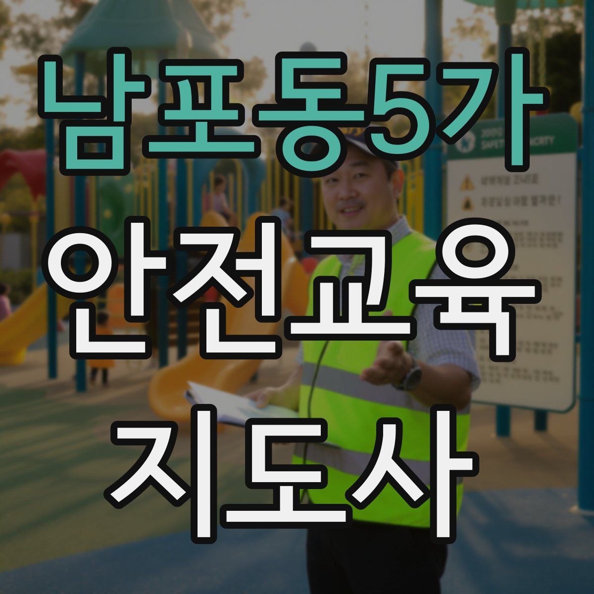 남포동5가 안전교육지도사 자격증