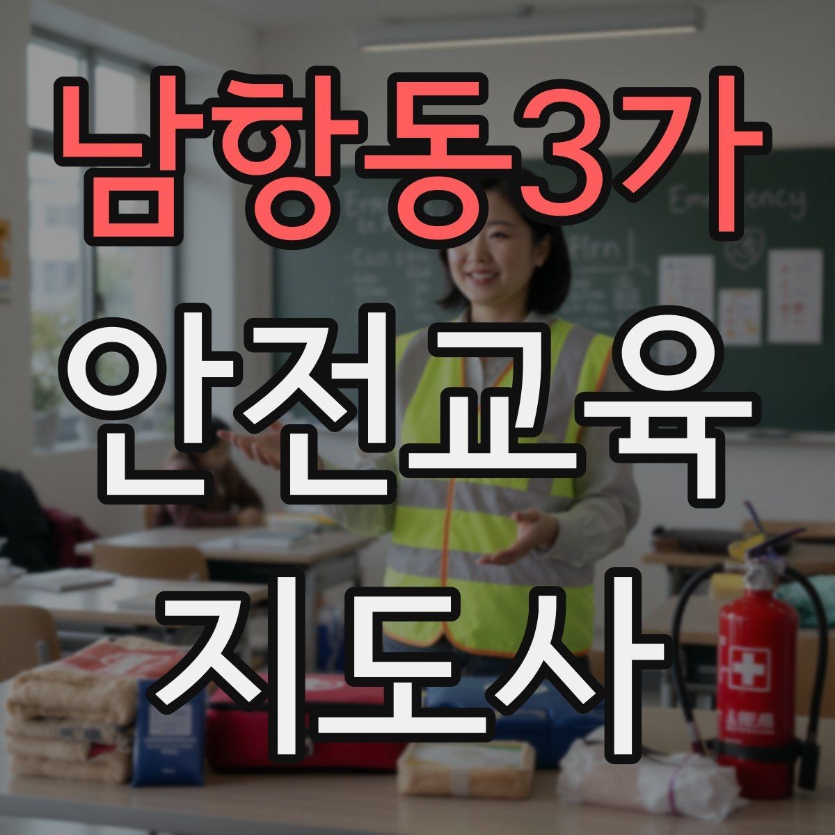 남항동3가 안전교육지도사 자격증 강의 전 리허설이 중요한 이유