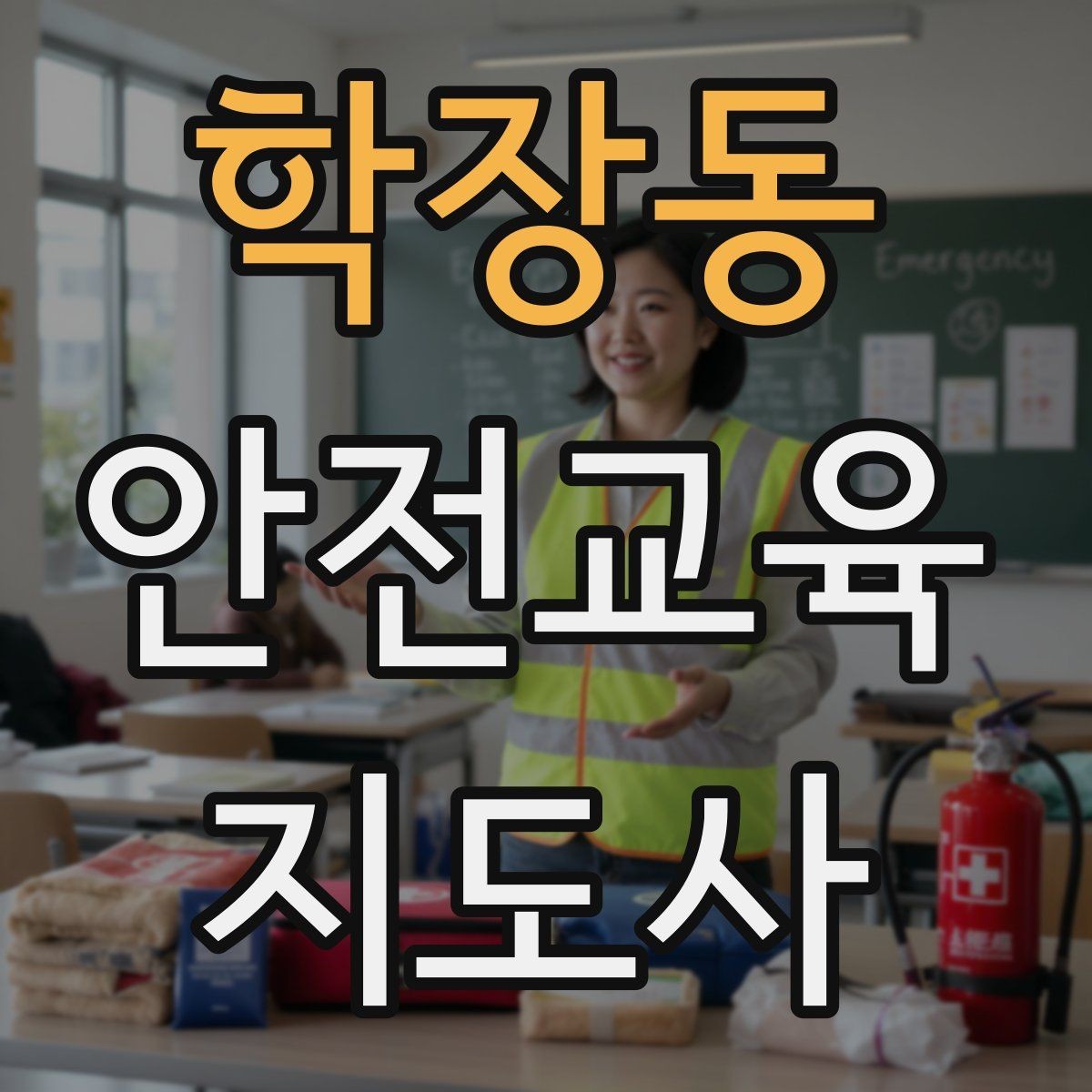 학장동 안전교육지도사 자격증 강의안 작성이 막힐 때 정리 방법