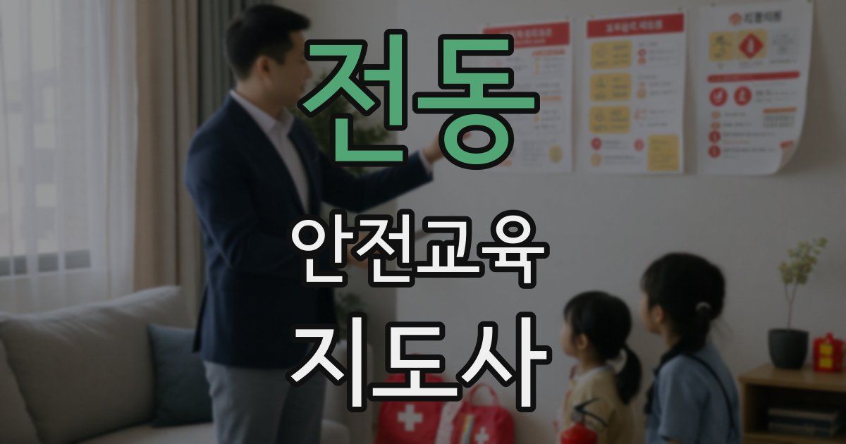 전동 안전교육지도사 자격증