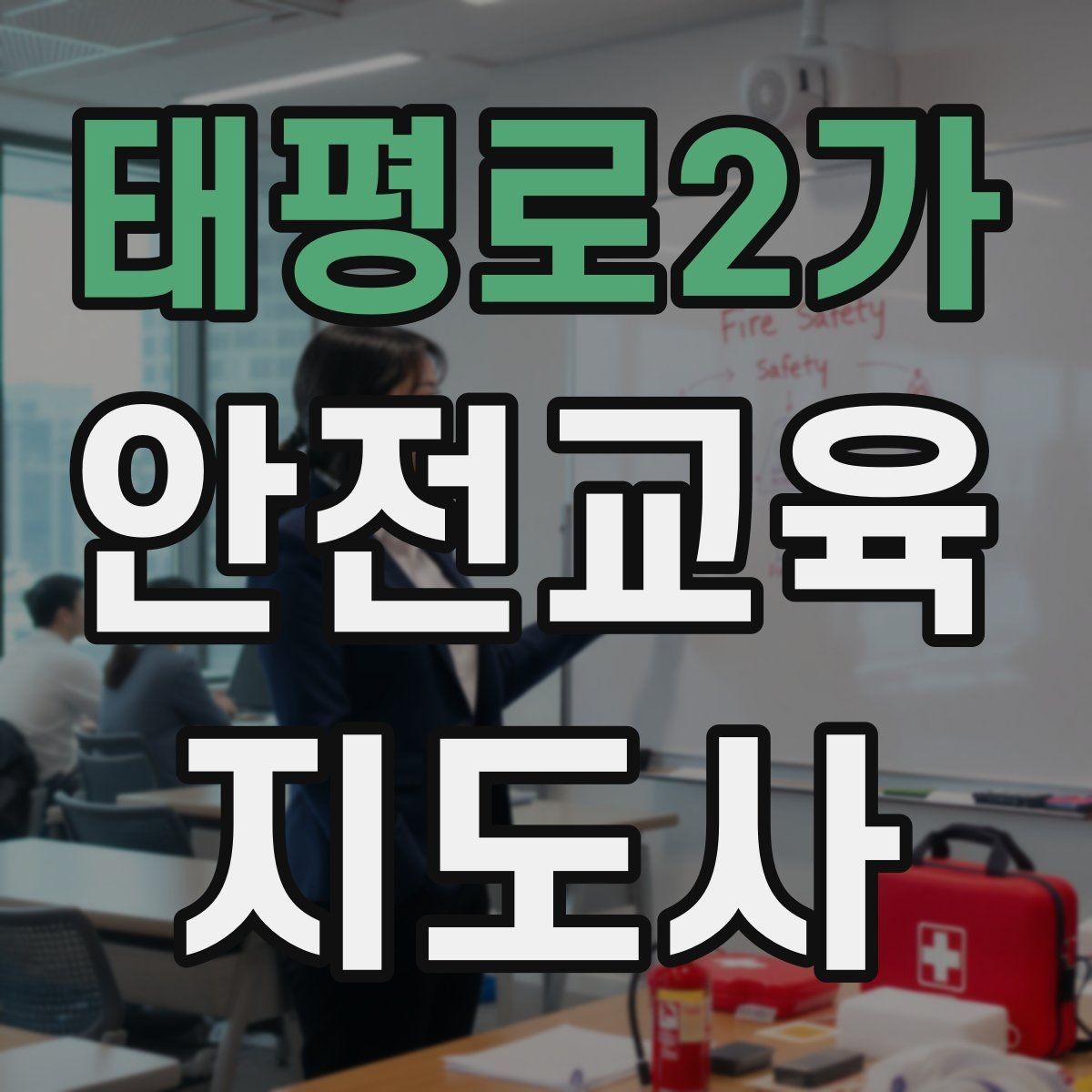 태평로2가 안전교육지도사 자격증 취득하면 할 수 있는 일 정리