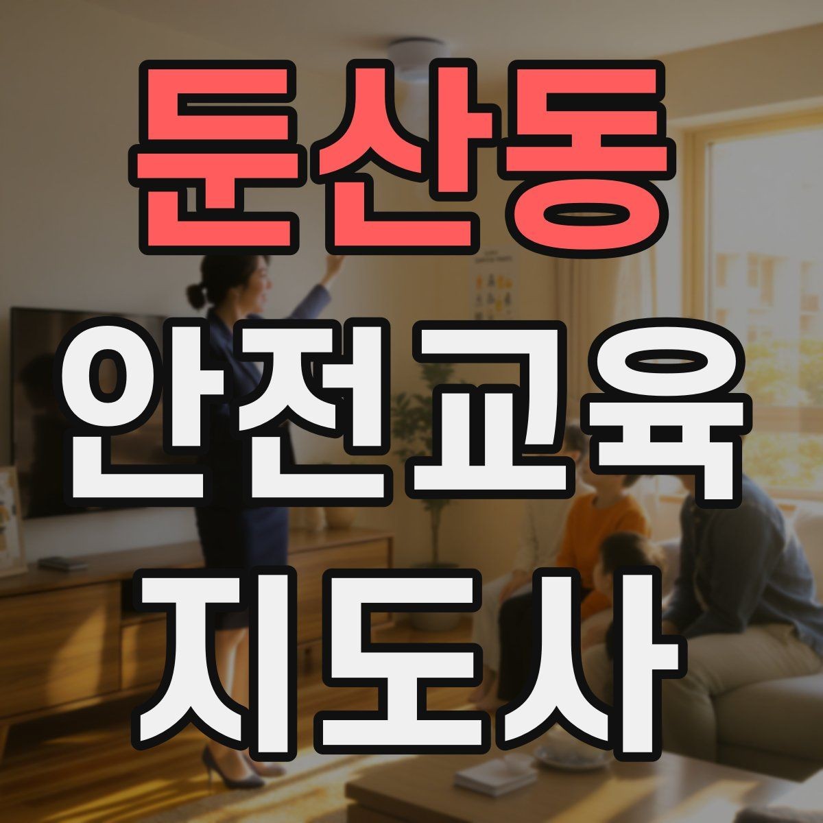 둔산동 안전교육지도사 자격증 안전교육 강의 준비 방법