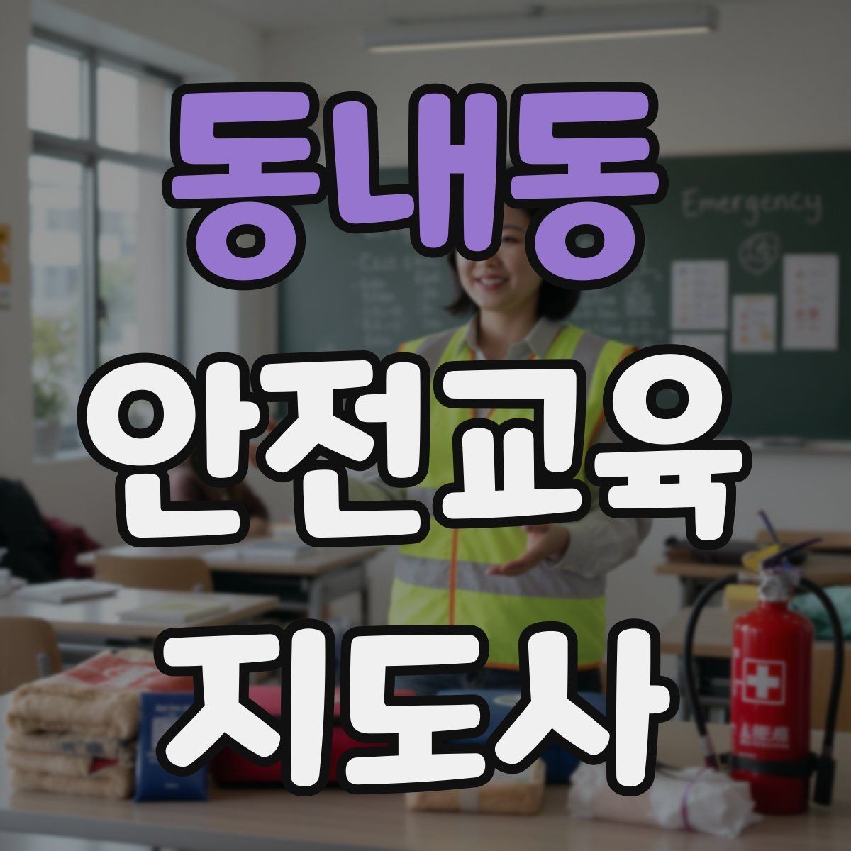 동내동 안전교육지도사 자격증 초등 대상 강의에서 중요한 전달 방식