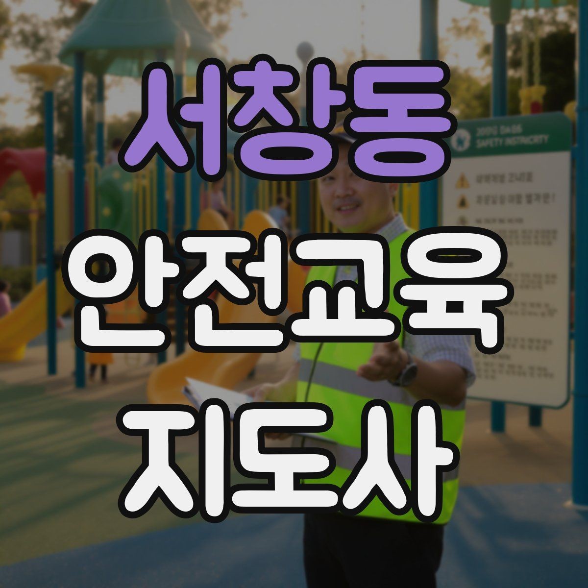 서창동 안전교육지도사 자격증 취득 후 활용 분야 정리