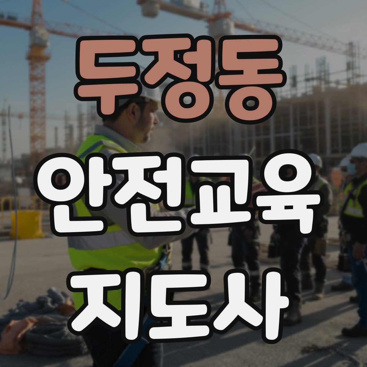 두정동 안전교육지도사 자격증 자격 취득 이후가 더 중요한 이유