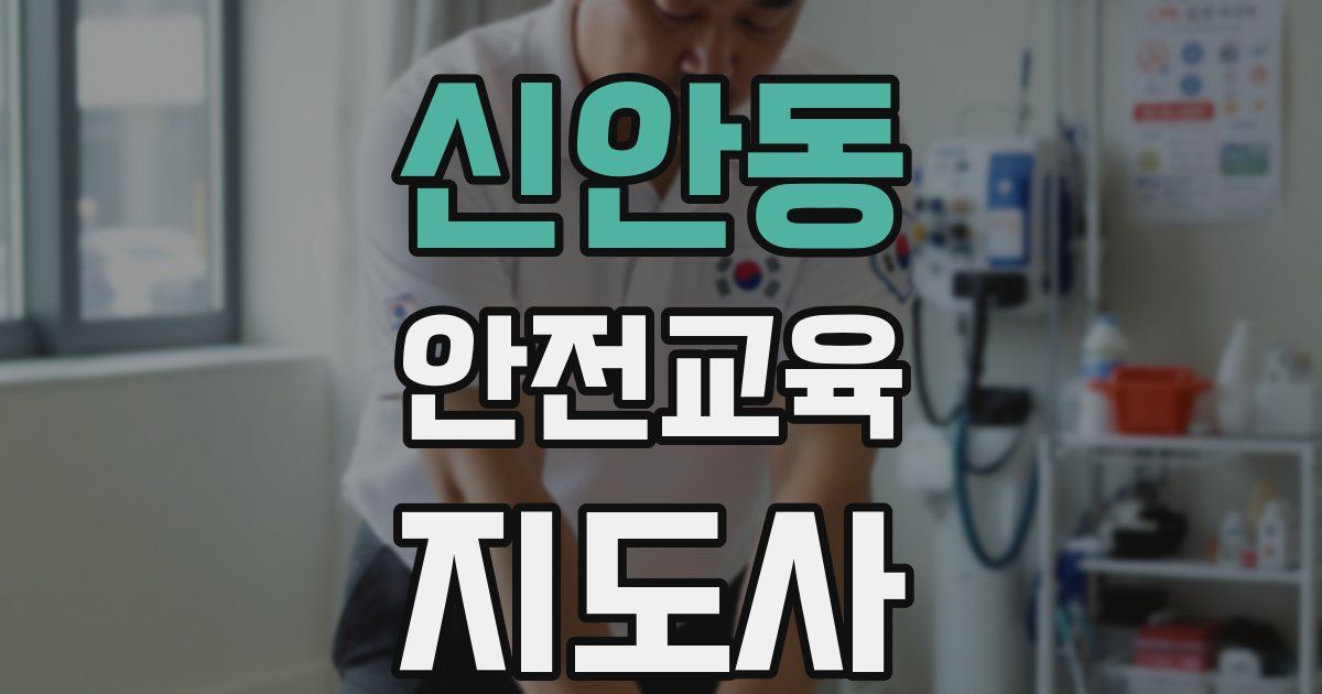 신안동 안전교육지도사 자격증