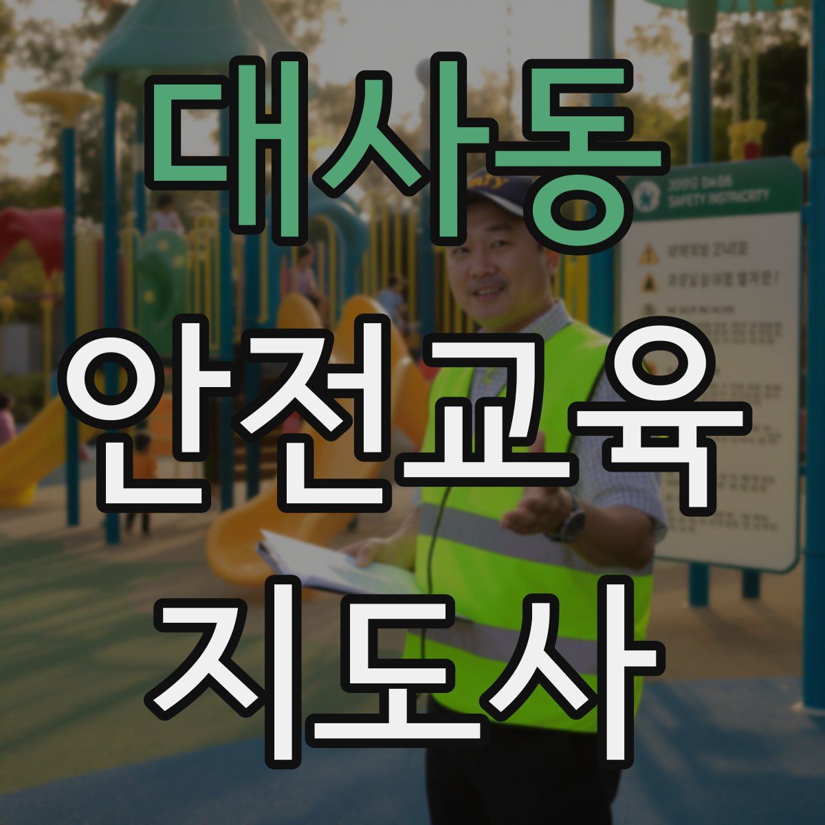 대사동 안전교육지도사 자격증