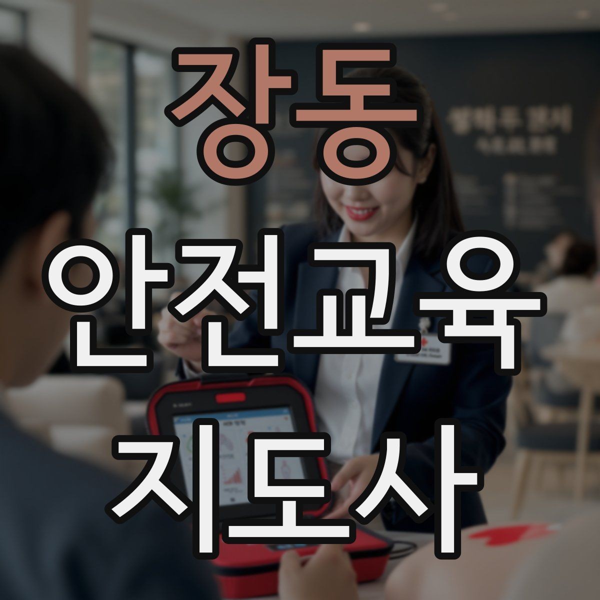 장동 안전교육지도사 자격증 노인 안전교육 지도 방법