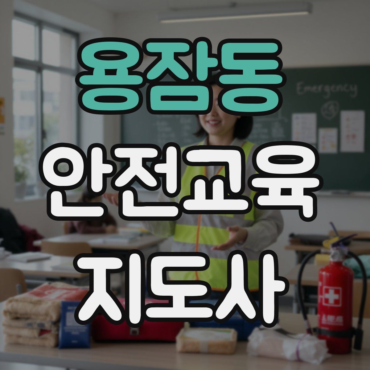 용잠동 안전교육지도사 자격증 교육 기획 시 중요한 요소
