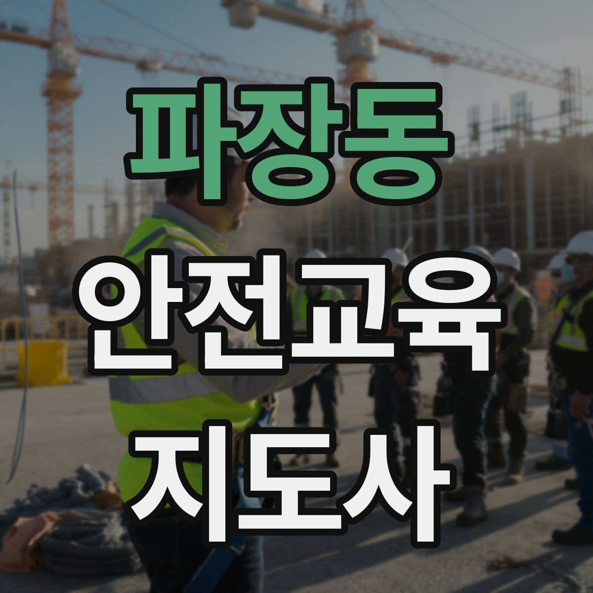 파장동 안전교육지도사 자격증 생활 안전교육 프로그램 예시