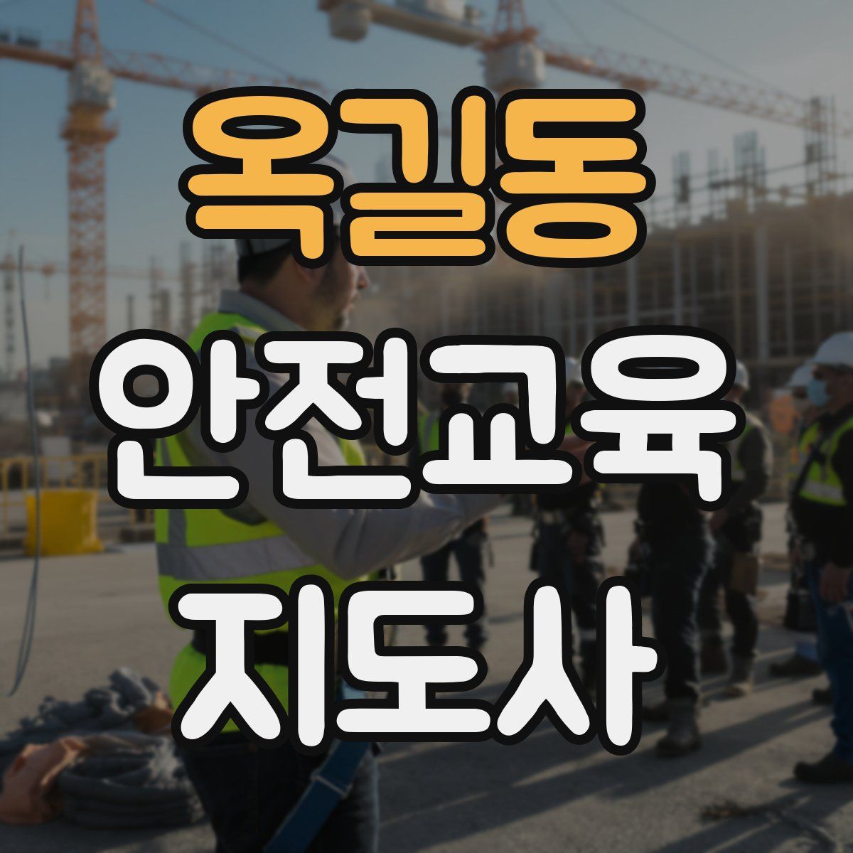 옥길동 안전교육지도사 자격증
