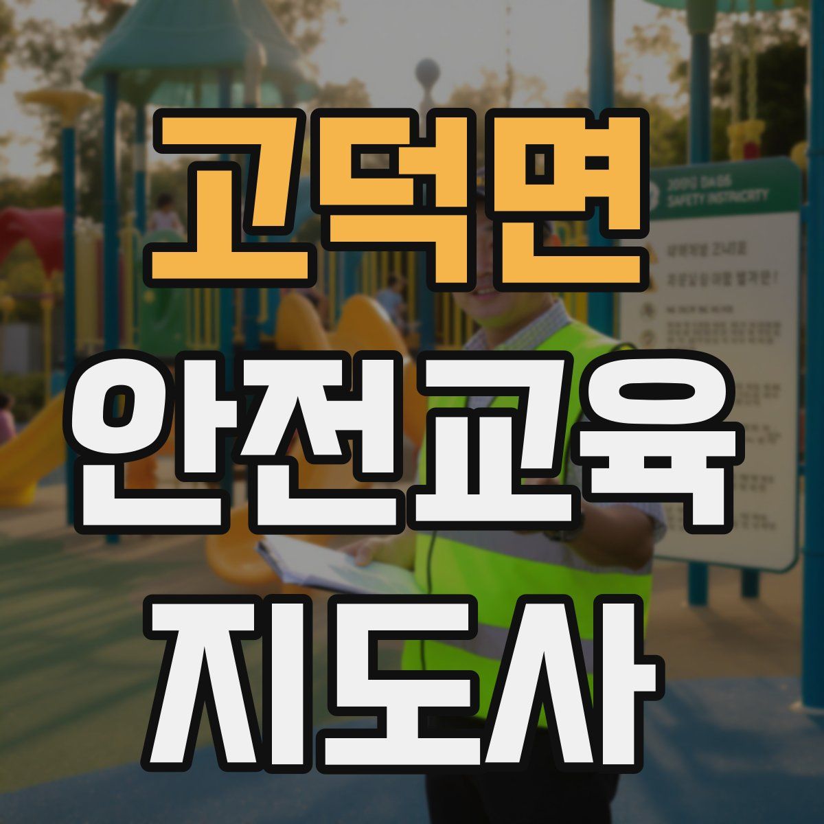고덕면 안전교육지도사 자격증